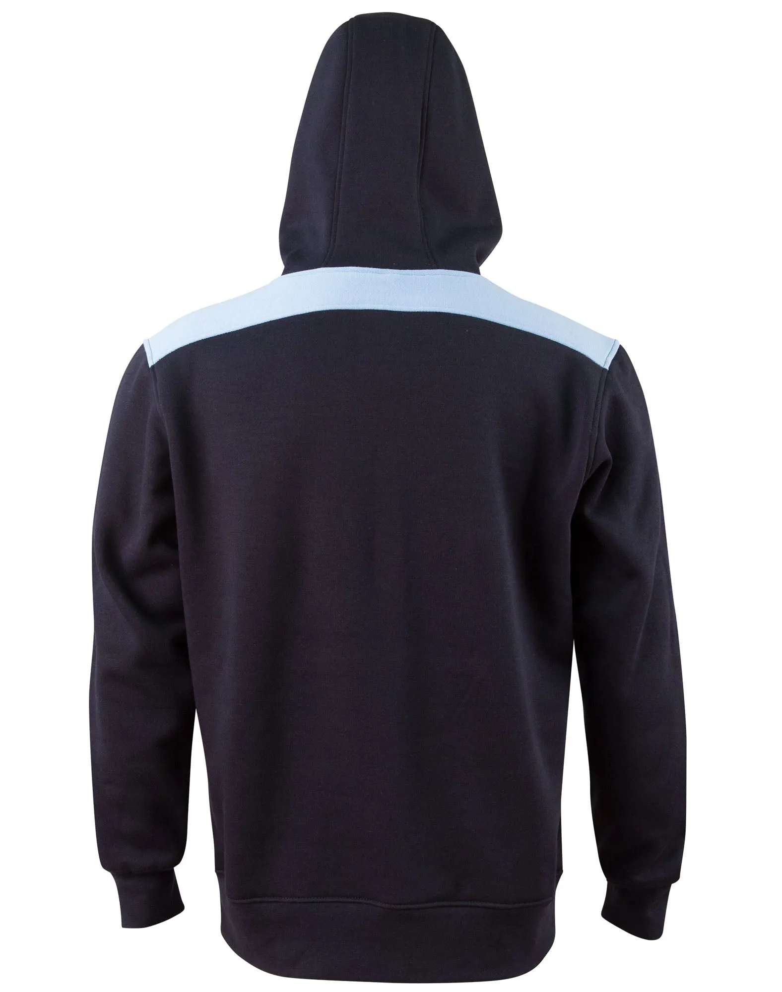 Kids Close Front Contrast Hoodie - FL19K