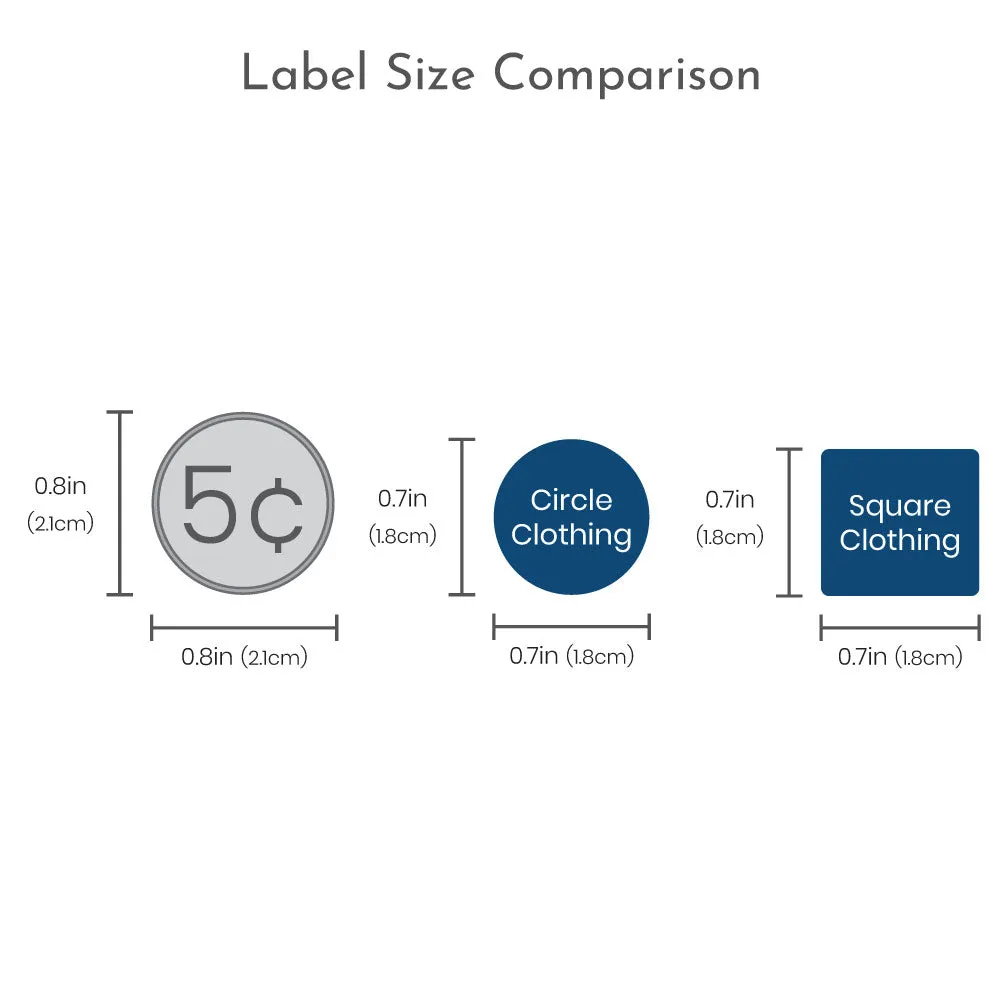 Marble Clothing Labels