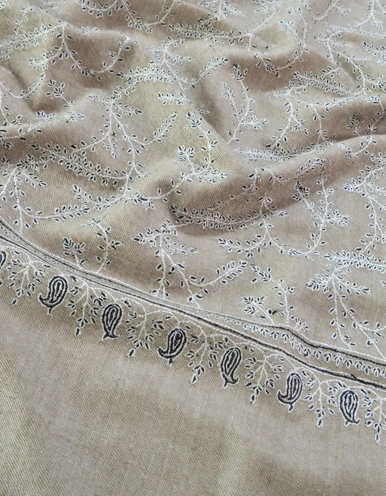 Natural jali shawl 5358