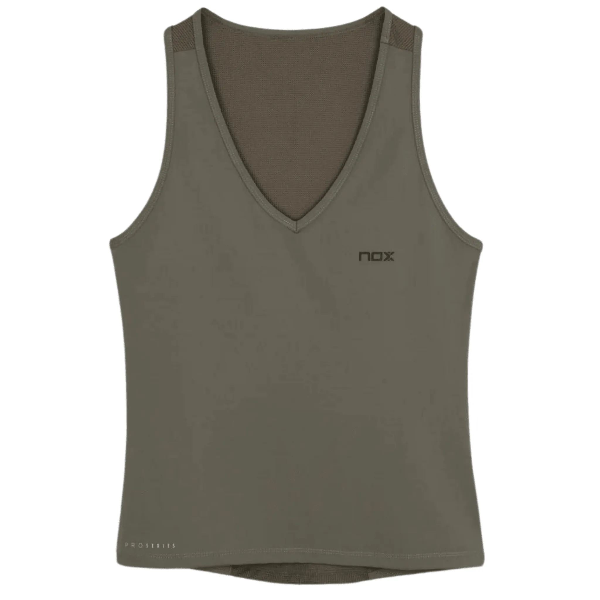 Nox Padel Pro: Olive Green V-Neck for Women